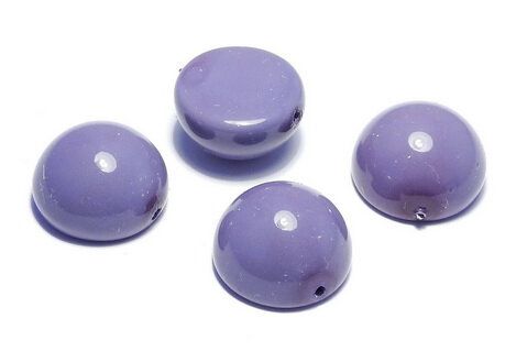 Dome, 10x6 mm, Hollyhock Purple - 48227