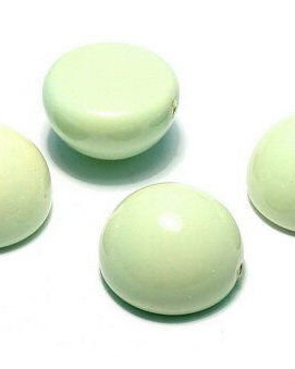 Dome, 10x6 mm, Lt.Spring Green - 48532