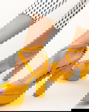 Sandale Aniela Galbene