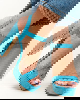 Sandale Poste Albastre