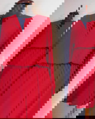 ROCHIE RETRO TRIPLUVOAL ROSU