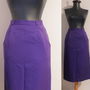 FUSTA MIDI STOFA LANA VIOLET