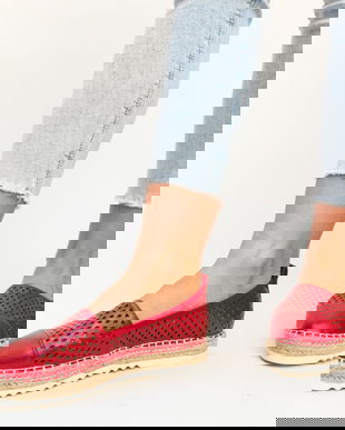 Espadrile Herbie Rosii