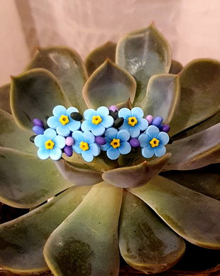 Accesoriu flori de nu-ma-uita