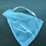 LAE66 - saculet organza bleu