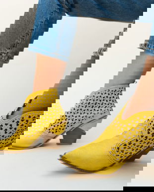 Botine Scarbes Galbene