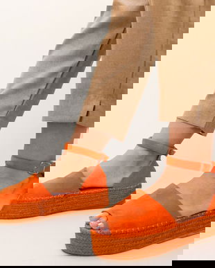 Espadrile Singor Portocalii