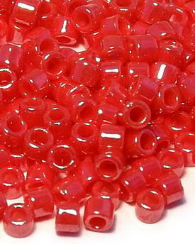 Margele TOHO-Treasure, 11/0, Opaque-Lustered Cherry - 125
