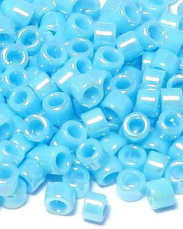 Margele TOHO-Treasure, 11/0, Opaque-Rainbow Blue Turquoise - 403