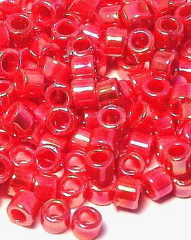 Margele TOHO-Treasure, 11/0, Opaque-Rainbow Cherry - 405