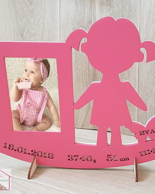 Rama foto de birou personalizata "papusica"