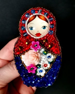 Brosa - Papusica Matryoshka Patioka