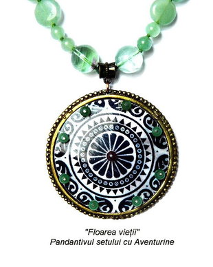 Set cu Aventurine (056)