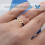 Inel Snur Reglabil / Infinit / Aur 14k