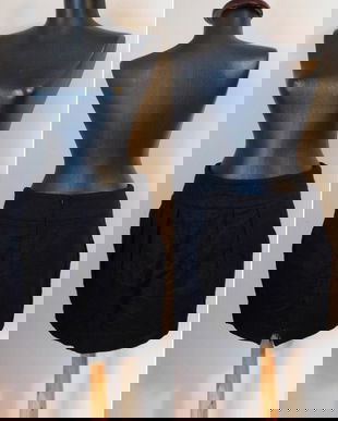 HUGO BOSS FUSTA IN BUMBAC NEGRU