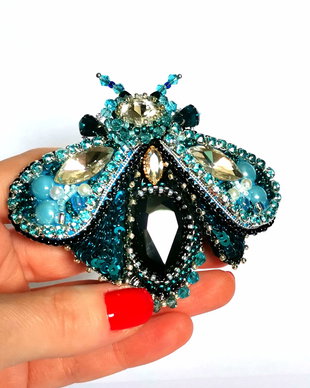 Vândut Brosa - Blue Butterfly