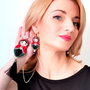 VANDUT Set Pandantiv și Cercei Ekaterina din Colecția PĂPUȘILOR Matryoshka