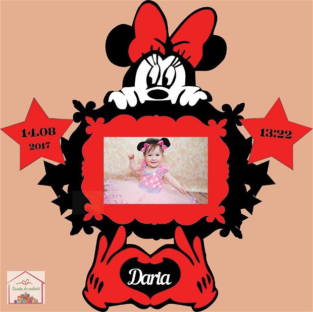 Rama foto personalizata Minnie