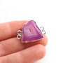 Link free form cu agat druzy