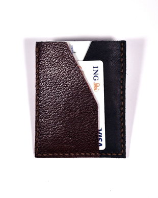 Portofel "PocketXS" pentru costum, din piele naturala reciclata, personalizat prin gravura