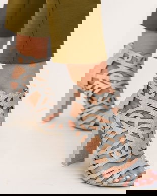 Sandale Soldier Argintii