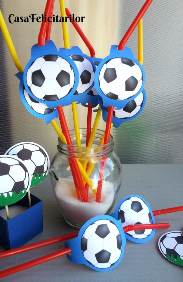 Paie decorate  minge de fotbal