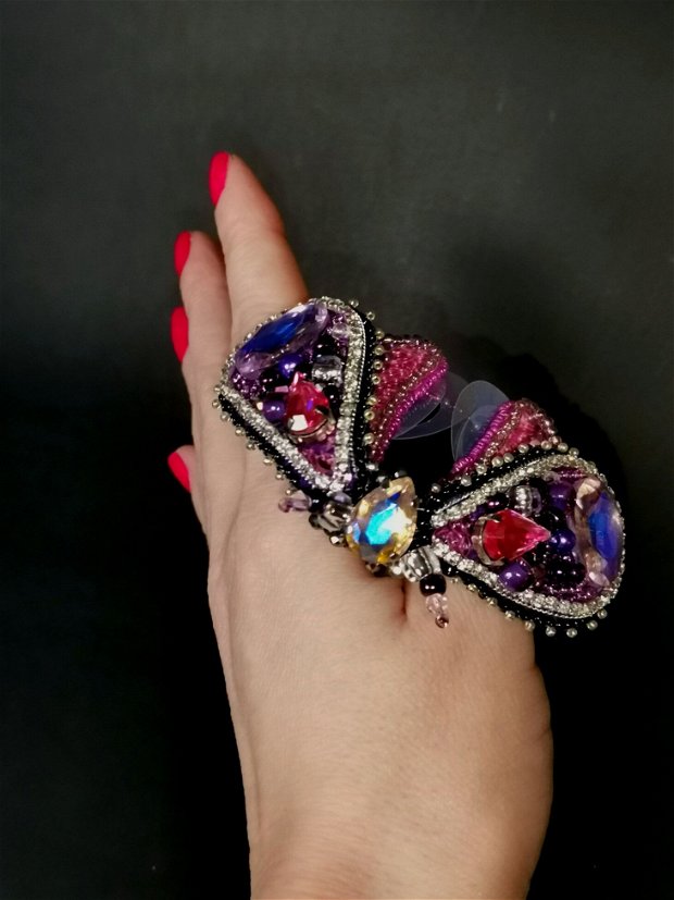 VANDUT Brosa-Purple Butterfly