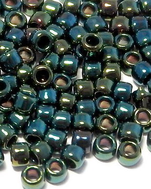 Margele TOHO-Takumi LH, 11/0, Metallic Iris - Green/Brown - 84