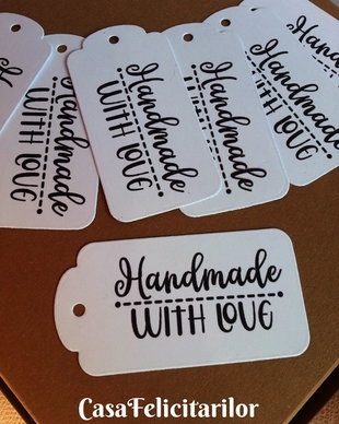 Etichete handmade with love