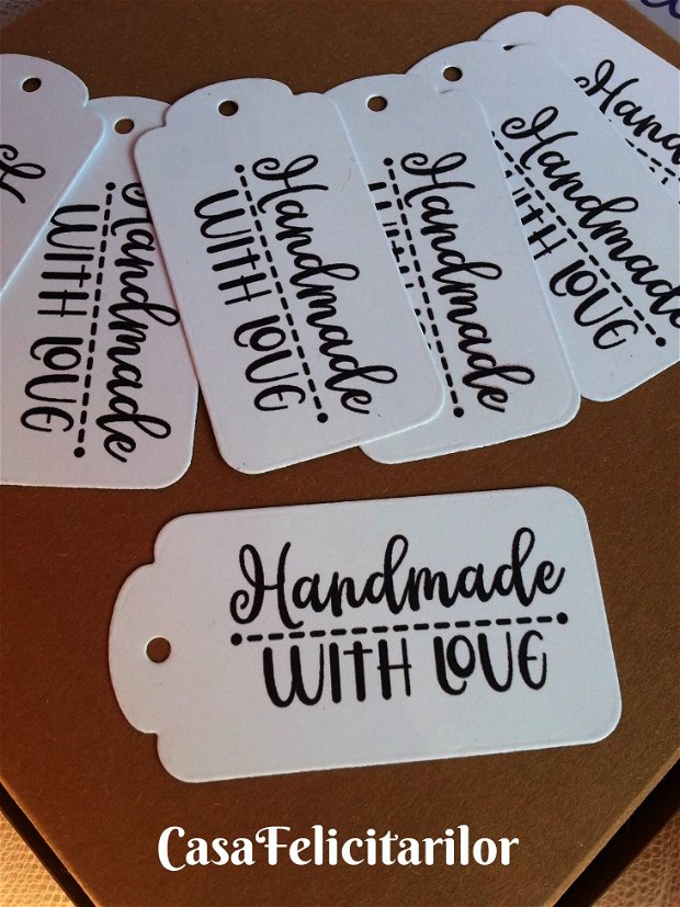 Etichete handmade with love