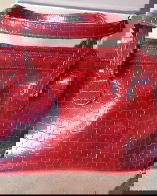 GEANTA PIELE CROCO LAC