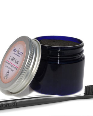 Carboon-pulbere pentru albirea dintilor cu carbune si siwak-BlueScent
