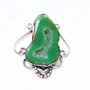 Pandant  Agat & quartz druzy - verde