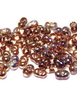 Margele Peanut (Farfalle), 2x4 mm, Crystal Sunset - 00030-27137