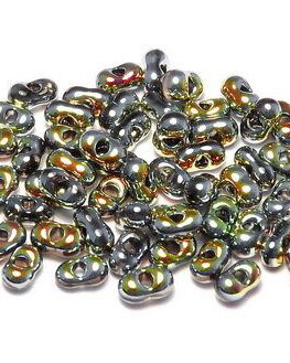 Margele Peanut (Farfalle), 2x4 mm, Crystal Full Marea - 00030-28003