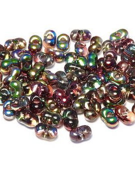 Margele Peanut (Farfalle), 2x4 mm, Crystal Magic Apple - 00030-95600