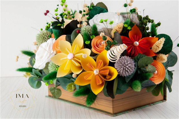 Aranjament floral, cadou handmade
