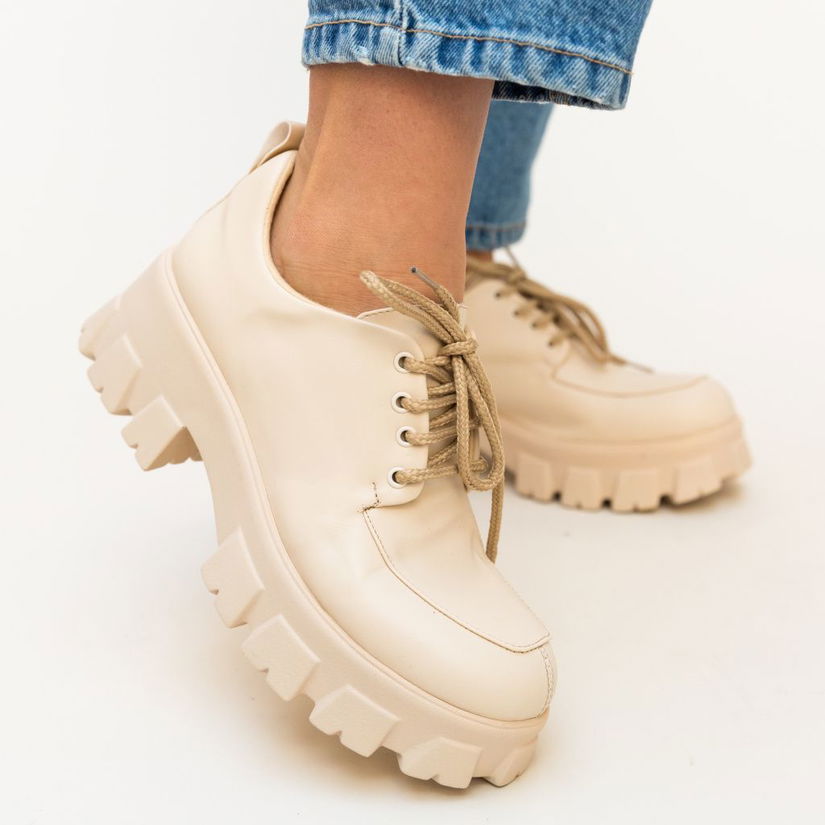 Pantofi Casual Trako Bej