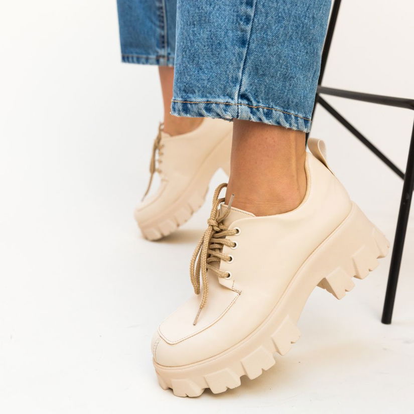 Pantofi Casual Trako Bej