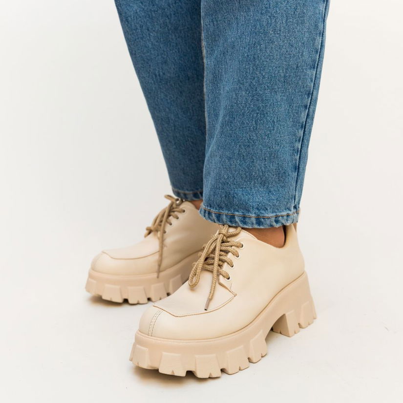Pantofi Casual Trako Bej