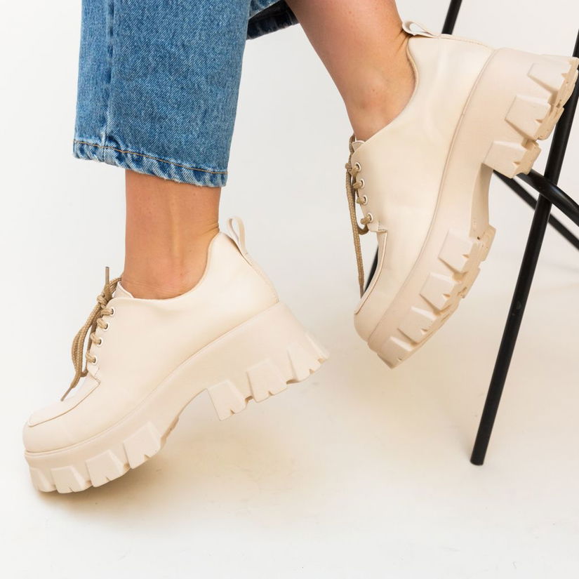 Pantofi Casual Trako Bej