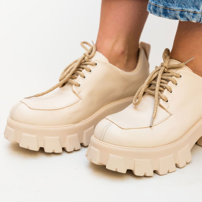 Pantofi Casual Trako Bej