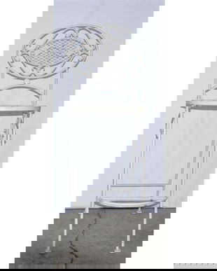 Scaun pliant pentru bar antik white