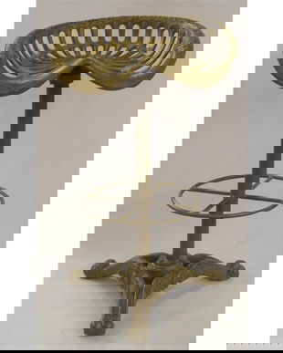 Scaun pentru bar din fier forjat antik brown