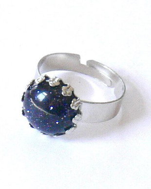 Inel blue goldstone