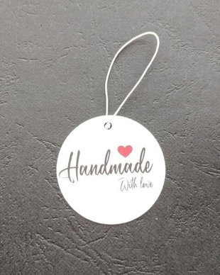 LE33 - etichete model "Handmade with love"