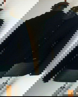 GEIGER SACOU STOFA LANA TESUTA BLEUMARIN