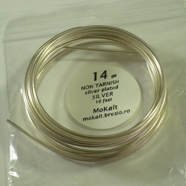 Sarma modelaj (placata Ag) silver non tarnish 12-30 gauge