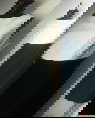 ROCHIE MIDI ALB  NEGRU