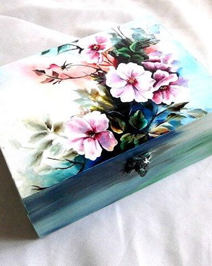 Cutie lemn decorata 35721